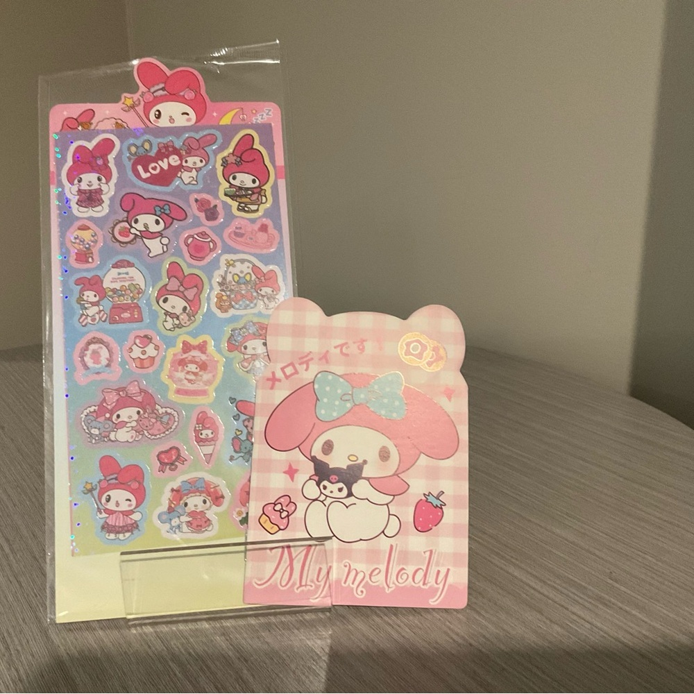 My Melody Pink Stationery 7 Piece Set - Picture 4 of 6